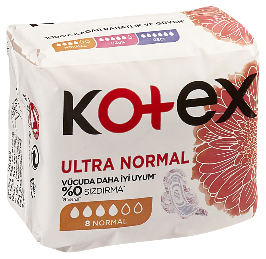 kotex Ultra Hijyenik Ped Normal 8Li