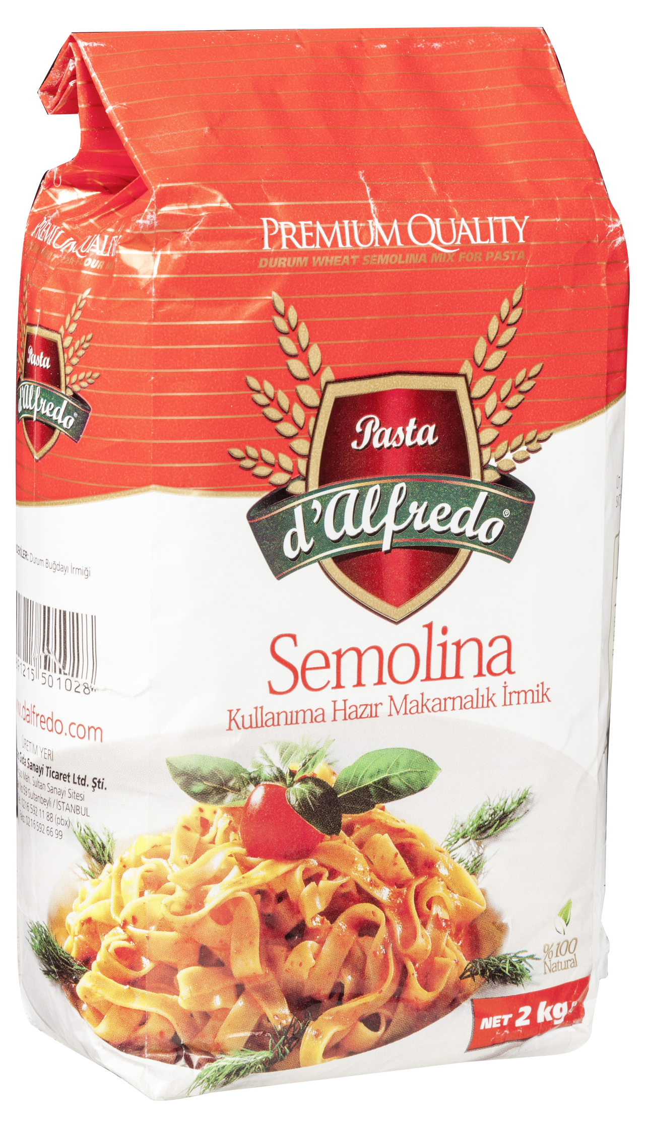 D'Alfredo Semolina Unu 2KG Metro Türkiye