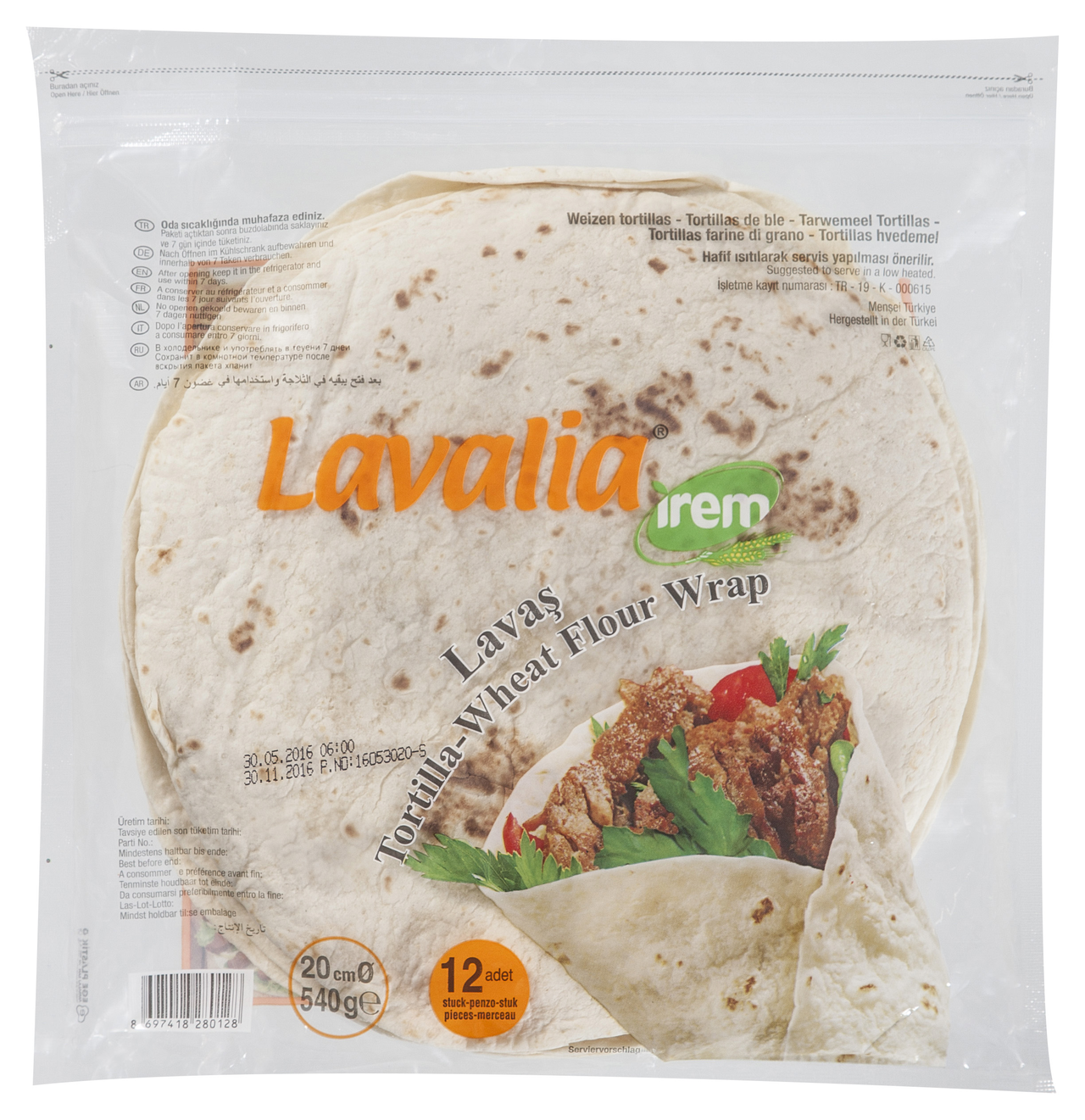 Lavalia Lavaş 12Li 20Cm