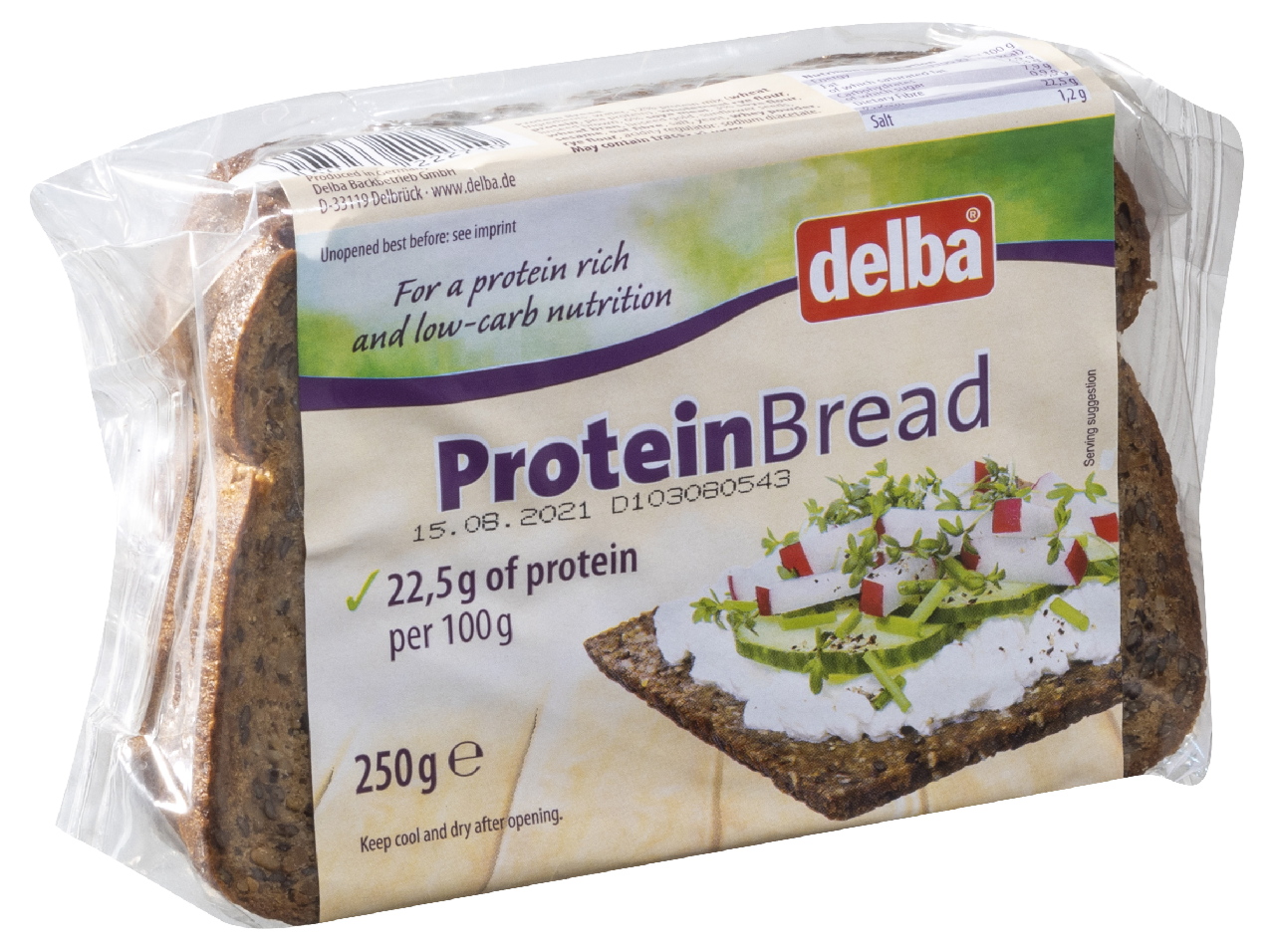 delba Protein Ekmeği 250 G
