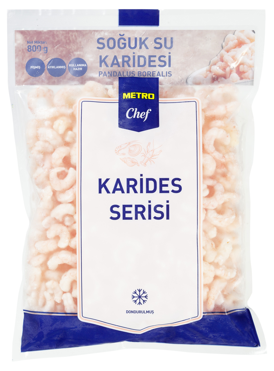 METRO Chef Dondurulmuş Soğuk Su Karidesi 800 G 100/200