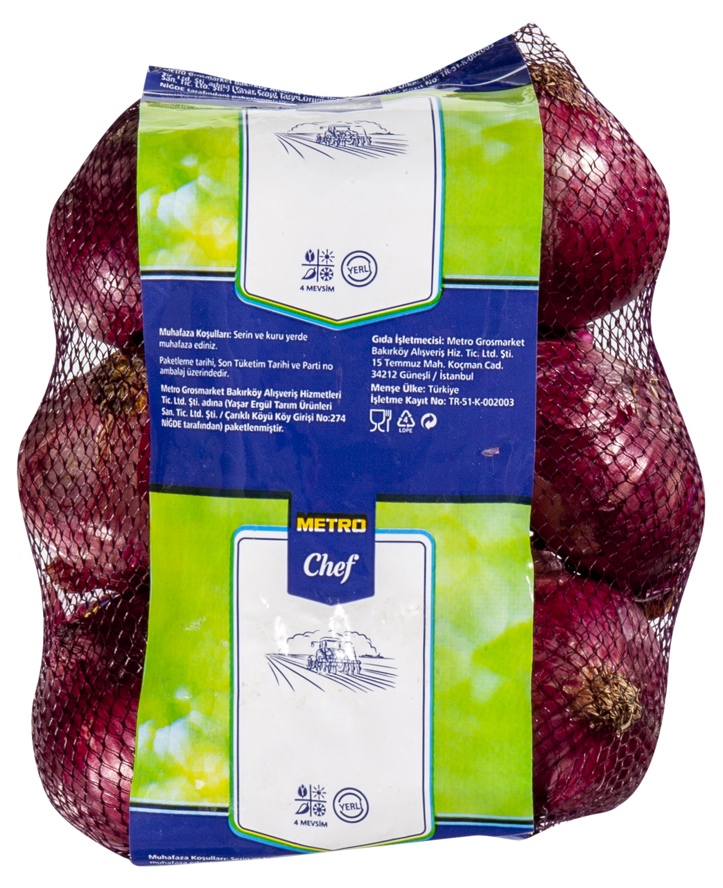 METRO Chef Mor Soğan Balık 1 Kg