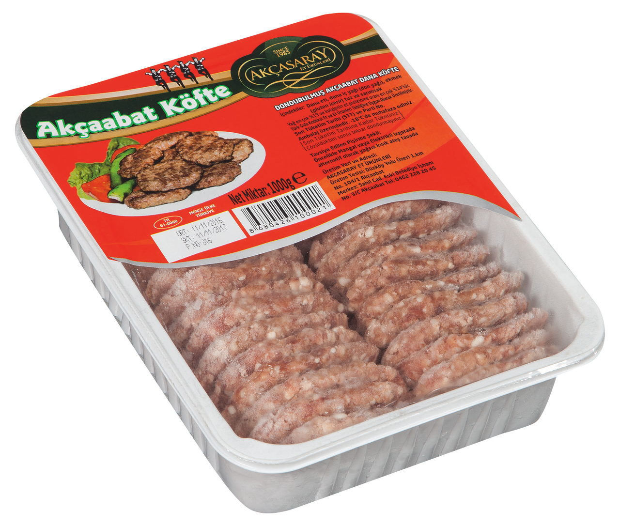 Akçasaray Akçaabat Köfte 1 Kg