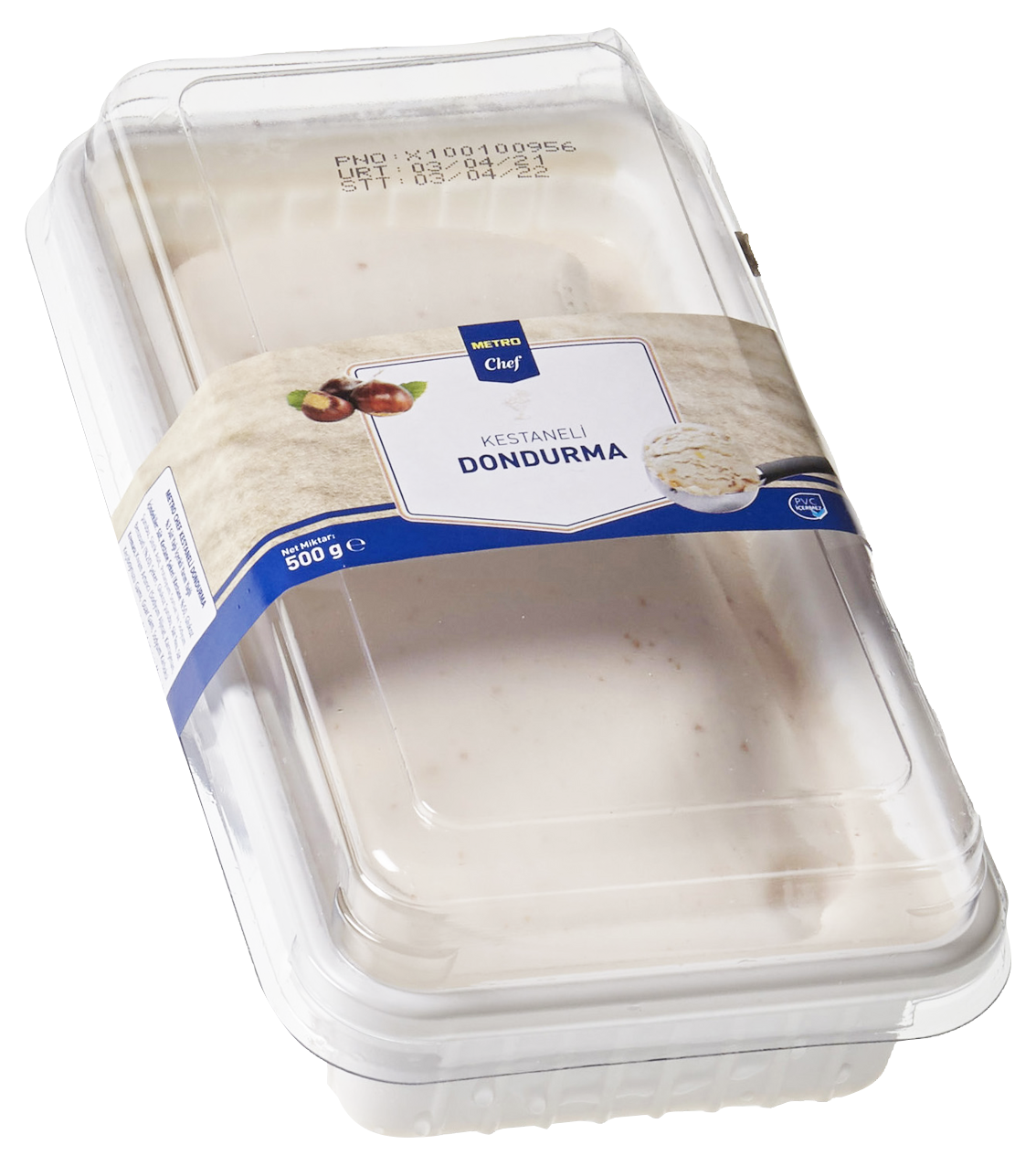 METRO Chef Dondurma 600 Ml Kestaneli