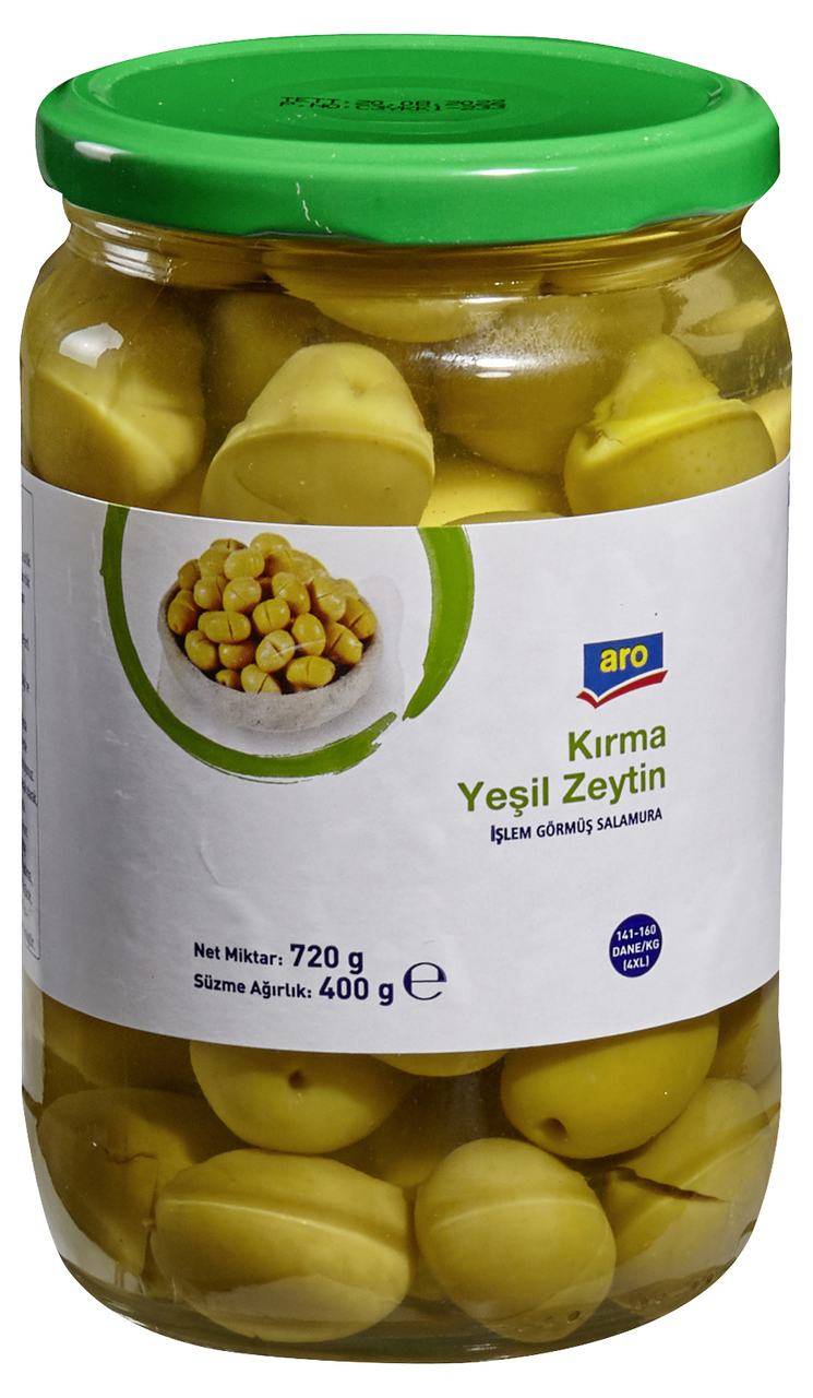 aro Kırma Yeşil Zeytin 720 G 141-160