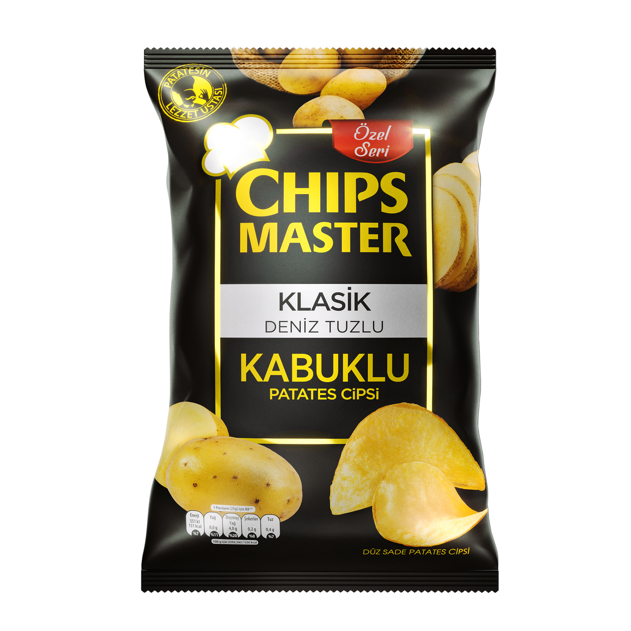 Chips Master Kabuklu Patates Cipsi Super Plus Klasik Metro Türkiye