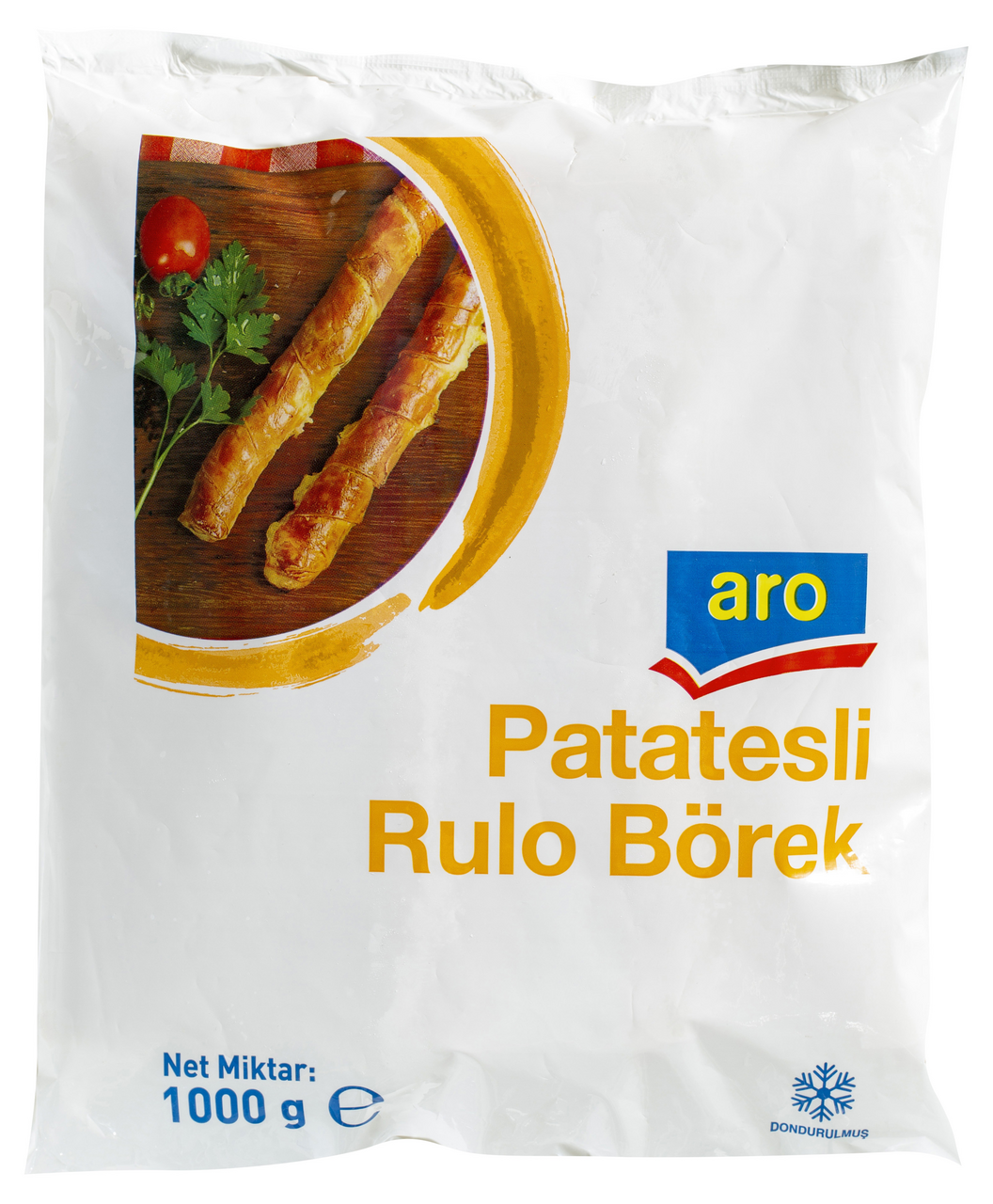 aro Dondurulmuş Rulo Börek 1 Kg Patatesli
