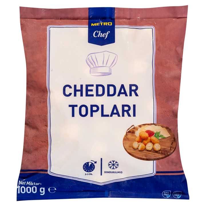 Metro Chef Cheddar Topu 1KG