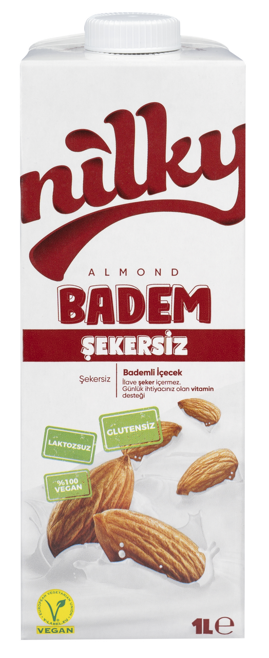 nilky Badem Sütü 1L Şekersiz
