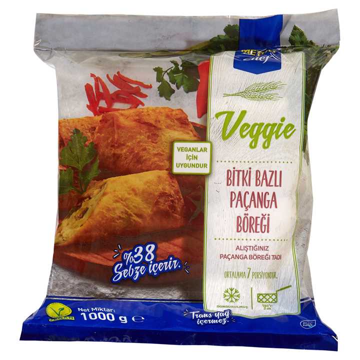 Metro Chef Paçanga Böreği Vegan 1KG