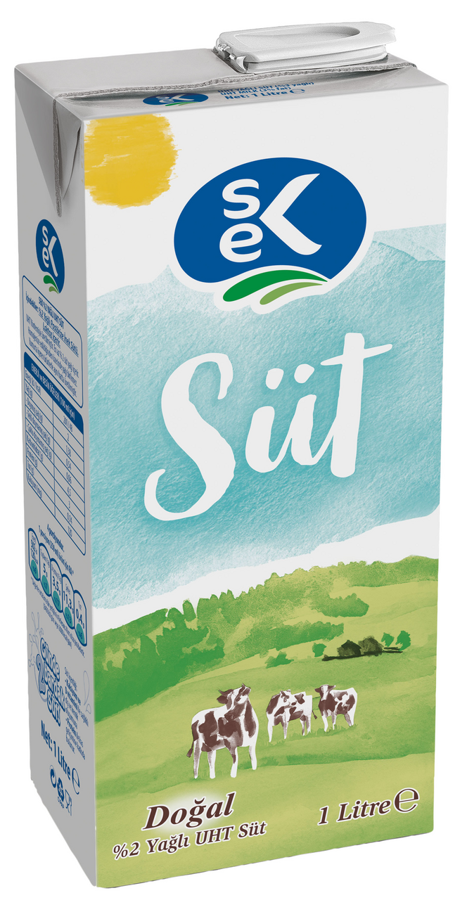 SEK Süt 1L %2 Yağlı