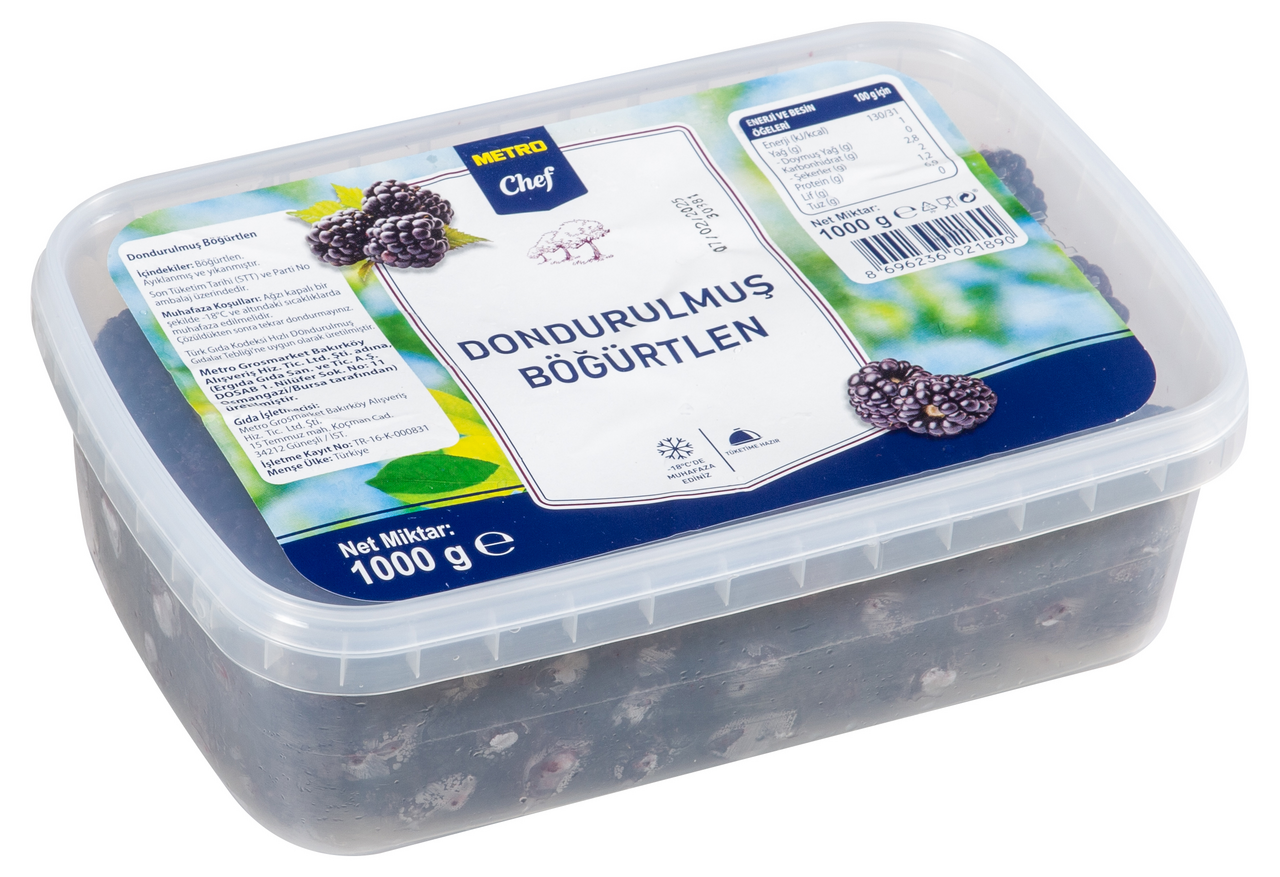 METRO Chef Dondurulmuş Böğürtlen 1 Kg