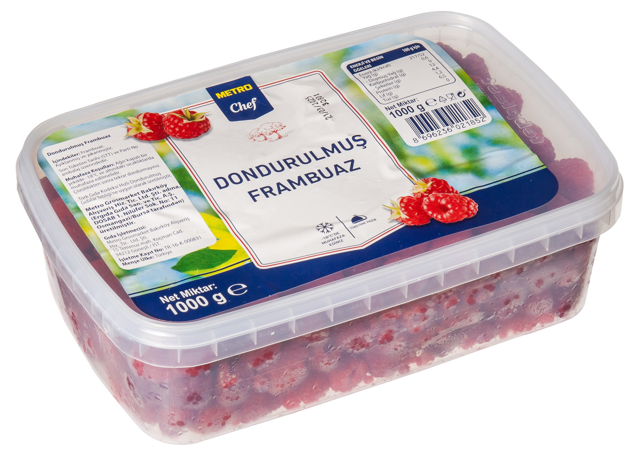 METRO Chef Dondurulmuş Frambuaz 1 Kg