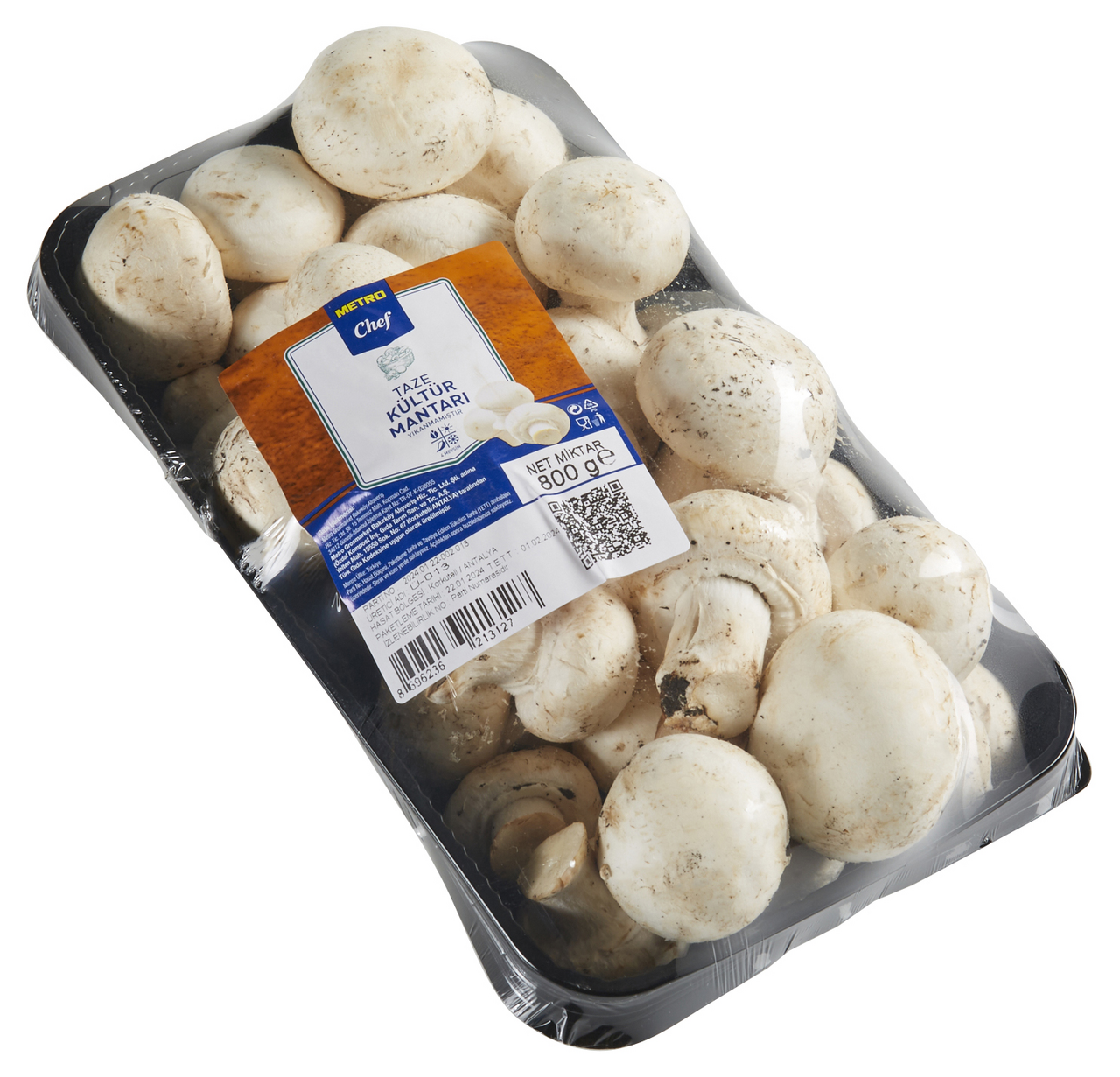 METRO Chef Mantar Yıkanmamış 800 G