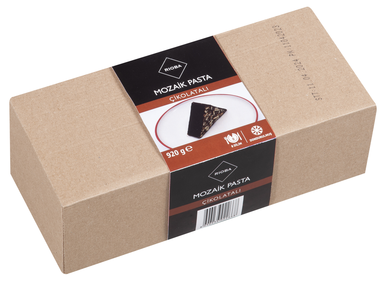 RIOBA Dondurulmuş Mozaik Pasta 8*115 G