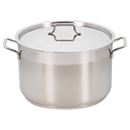 METRO PROFESSIONAL Tencere Çelik Kapaklı 28*18Cm