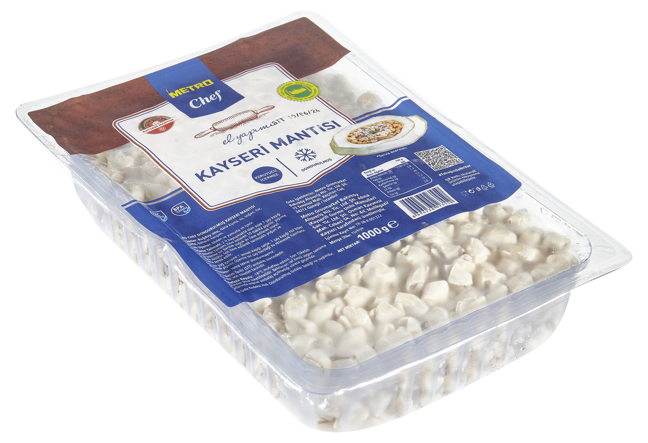 METRO Chef Dondurulmuş Kayseri Mantısı 1 Kg
