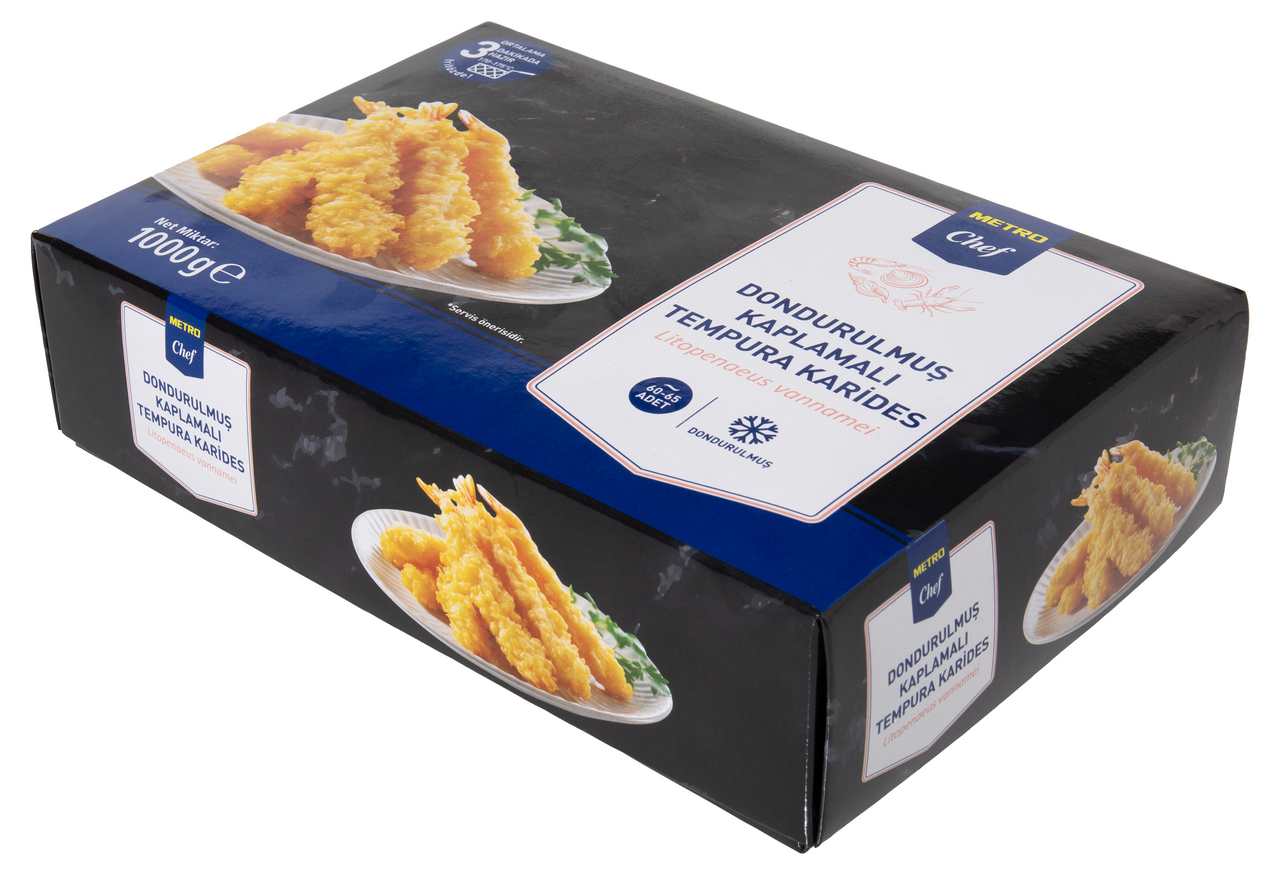 METRO Chef Dondurulmuş Kaplamalı Karides 1 Kg Tempura