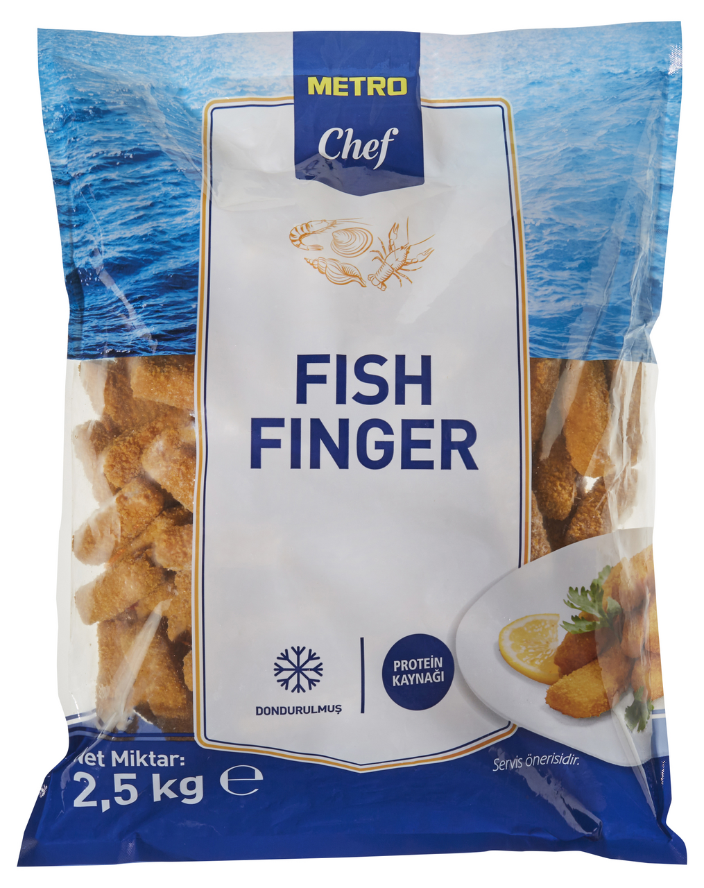 METRO Chef Dondurulmuş Fish Finger 2,5 Kg