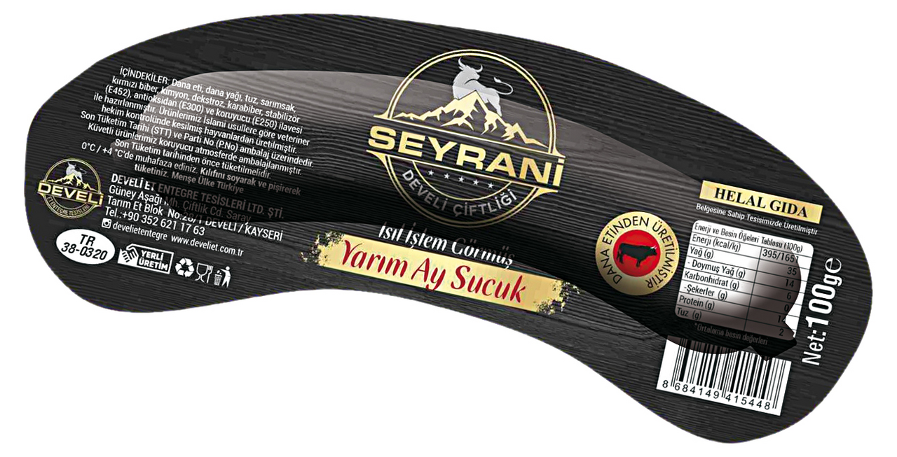 Seyranı Yarım Ay Sucuk 100 G Kangal