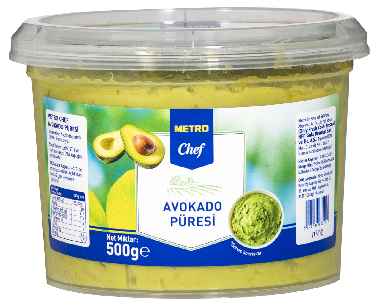 METRO Chef Avokado Püresı 500 G