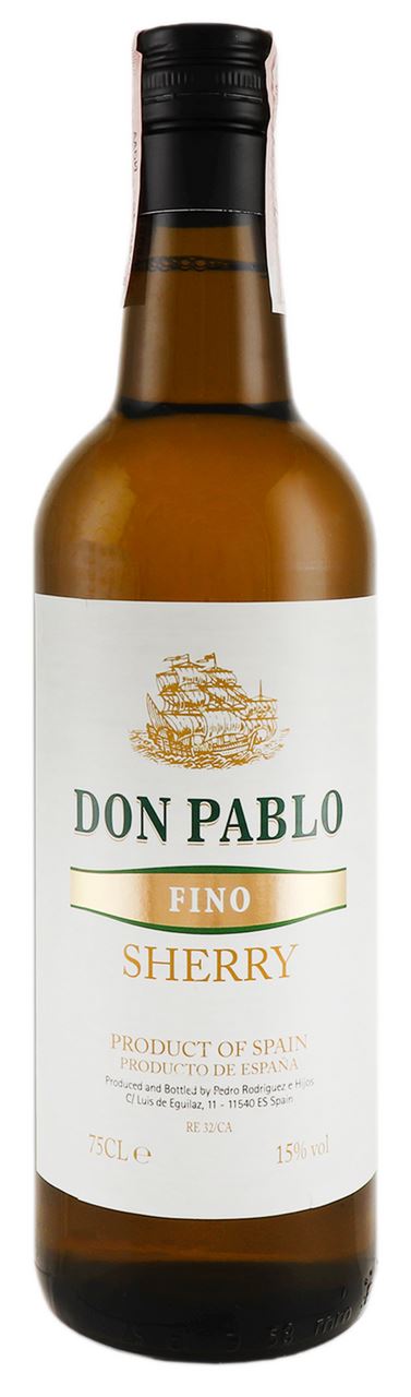 Don Pablo Вино кріплене Cherry Fino біле сухе 15% 0,75л