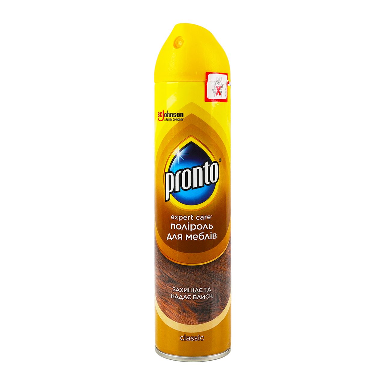 pronto Поліроль Expert care Classic для дерев'яних поверхонь 0,25л