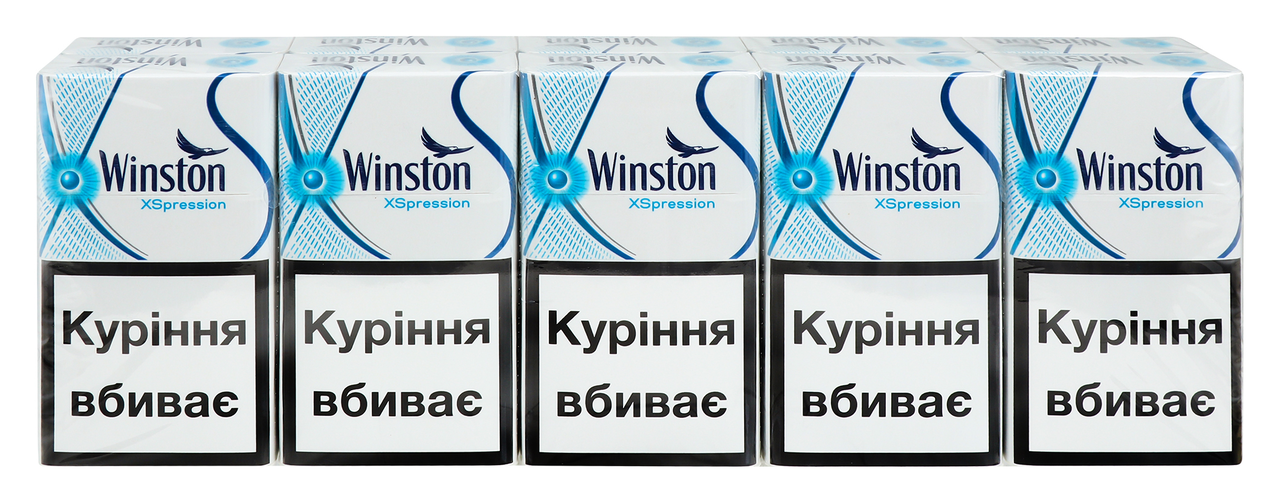 Скачать фото блок сигарет винстон синий