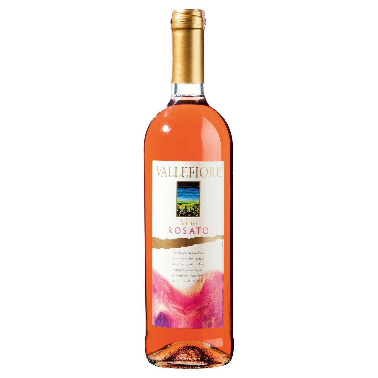 Vallefiore Вино Vino di Tavola Rose рожеве сухе 11% 0,75л