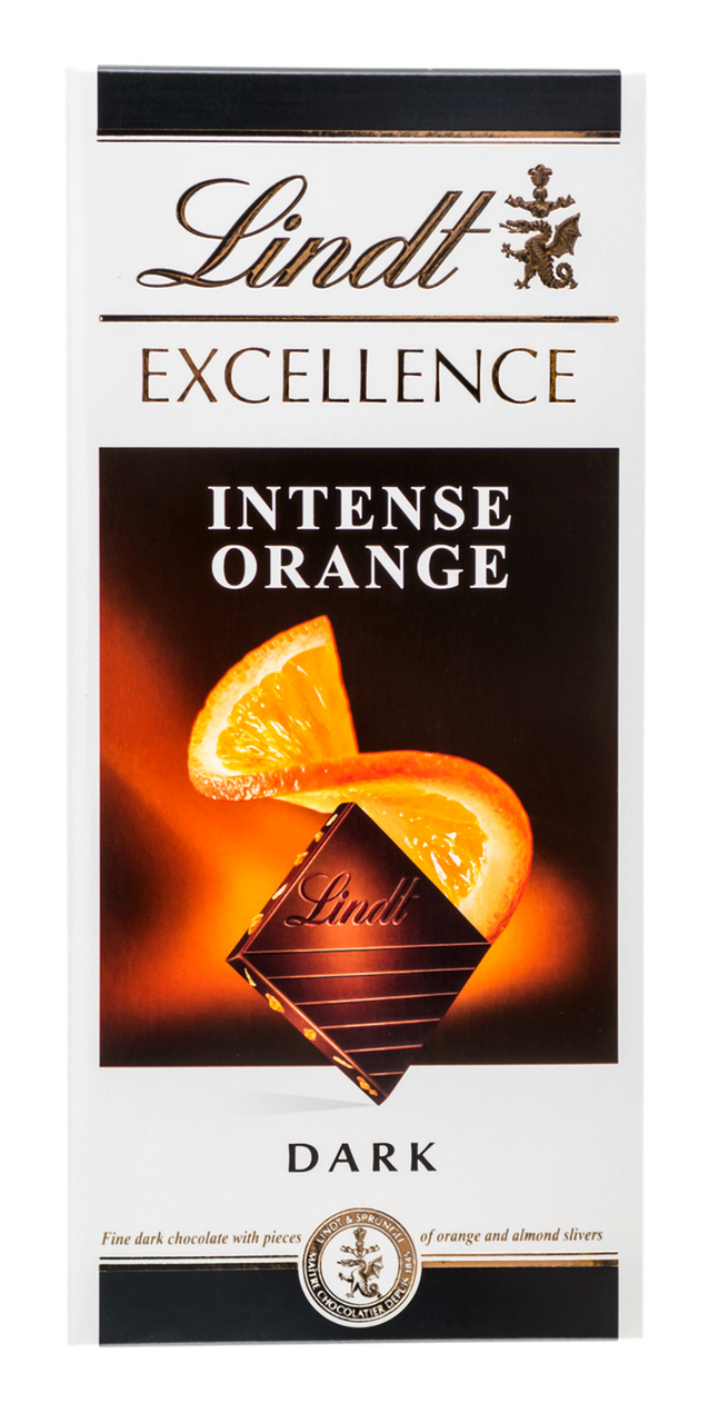 Lindt Шоколад Excellence Intense Orange чорний 100г