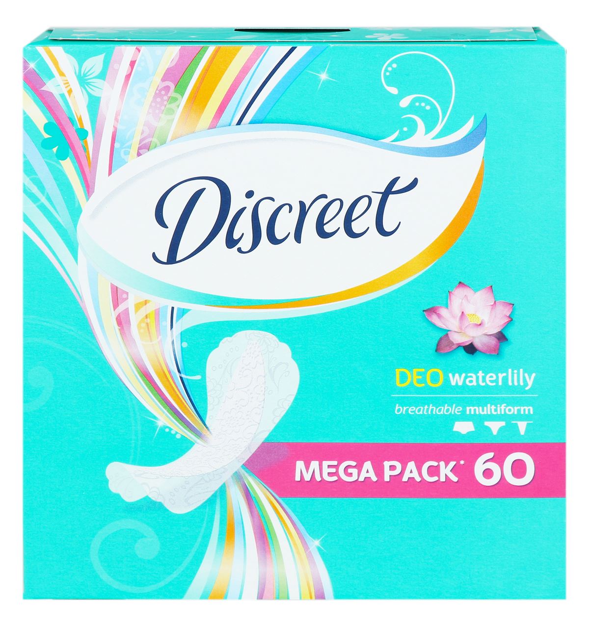 Discreet Прокладки щоденні Deo Water Lily Multiform гіг 60шт