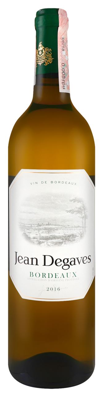 Jean Degaves Вино Bordeaux Blanc біле сухе 11,5% 0,75л