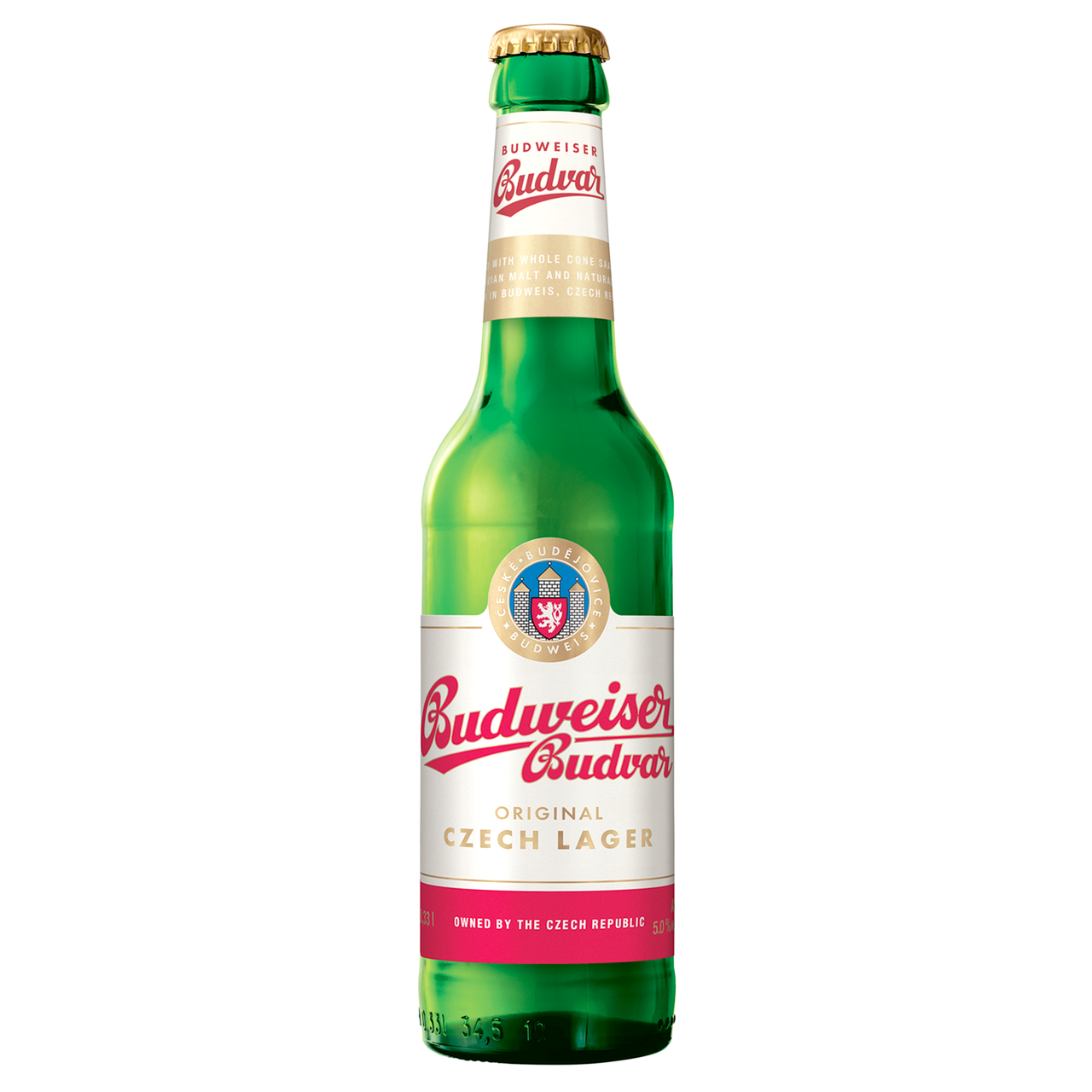 BUDWEISER Пиво світле фільтроване пастеризоване 5% 0,33л
