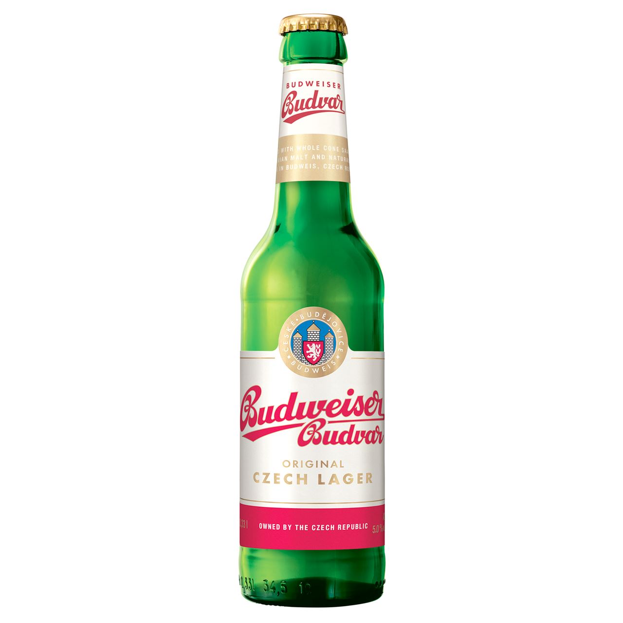 BUDWEISER Пиво світле фільтроване пастеризоване 5% 0,33л