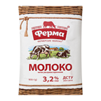 Молоко Ферма ультрапастеризоване 3.2% 900г
