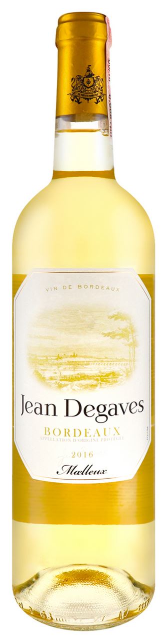 Jean Degaves Вино Bordeaux Blanc Moelleux біле 11% 0,75л