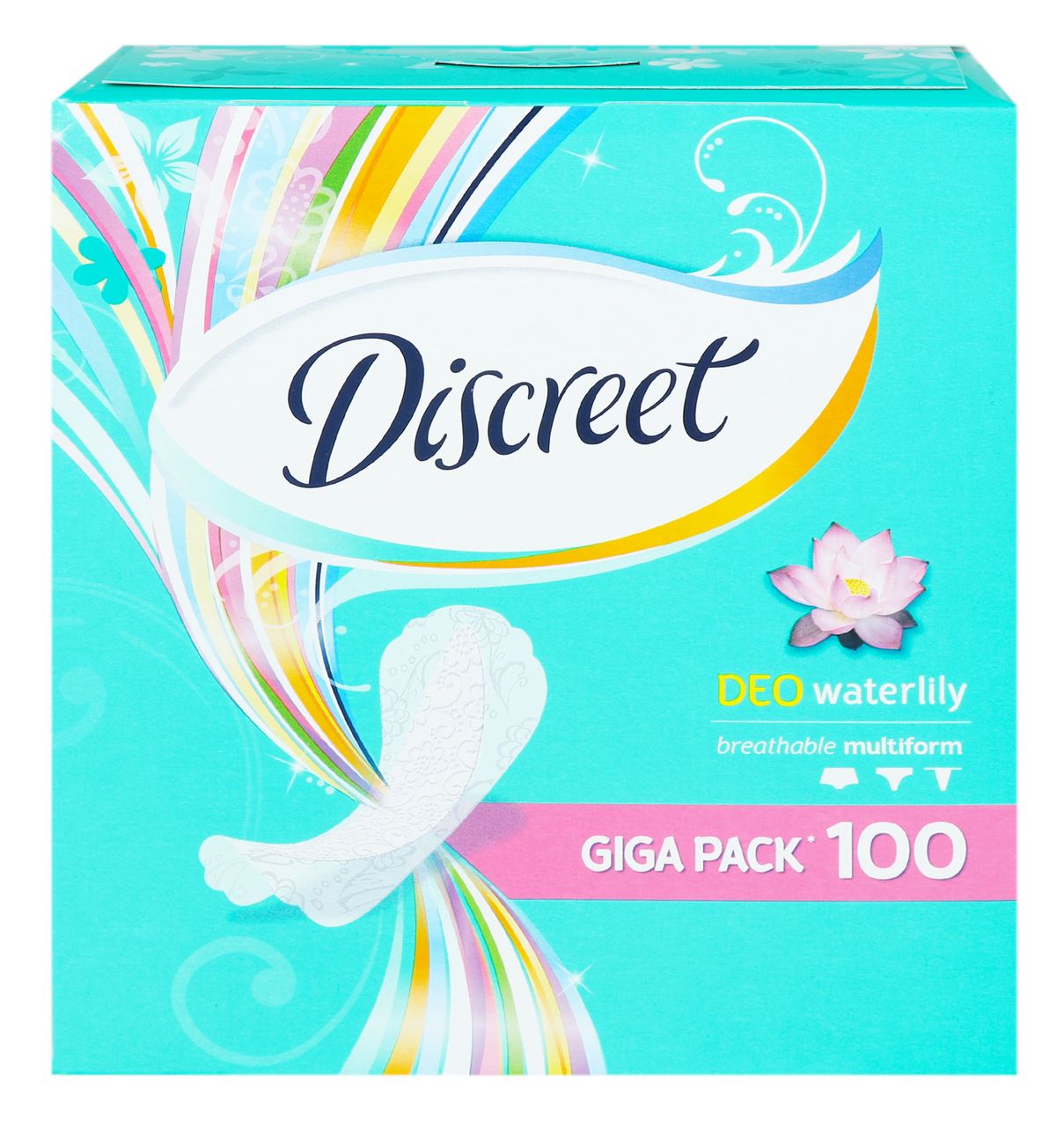 Discreet Прокладки щоденні Deo Water Lily Multiform 100шт