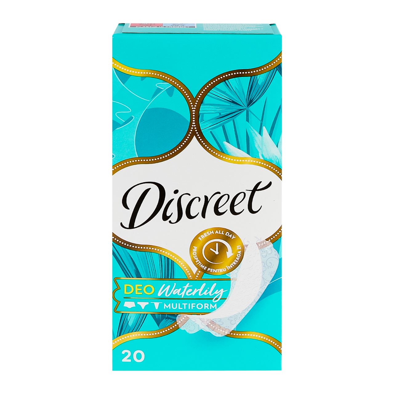 Discreet Прокладки ежедневные Deo Waterlily 20шт/уп