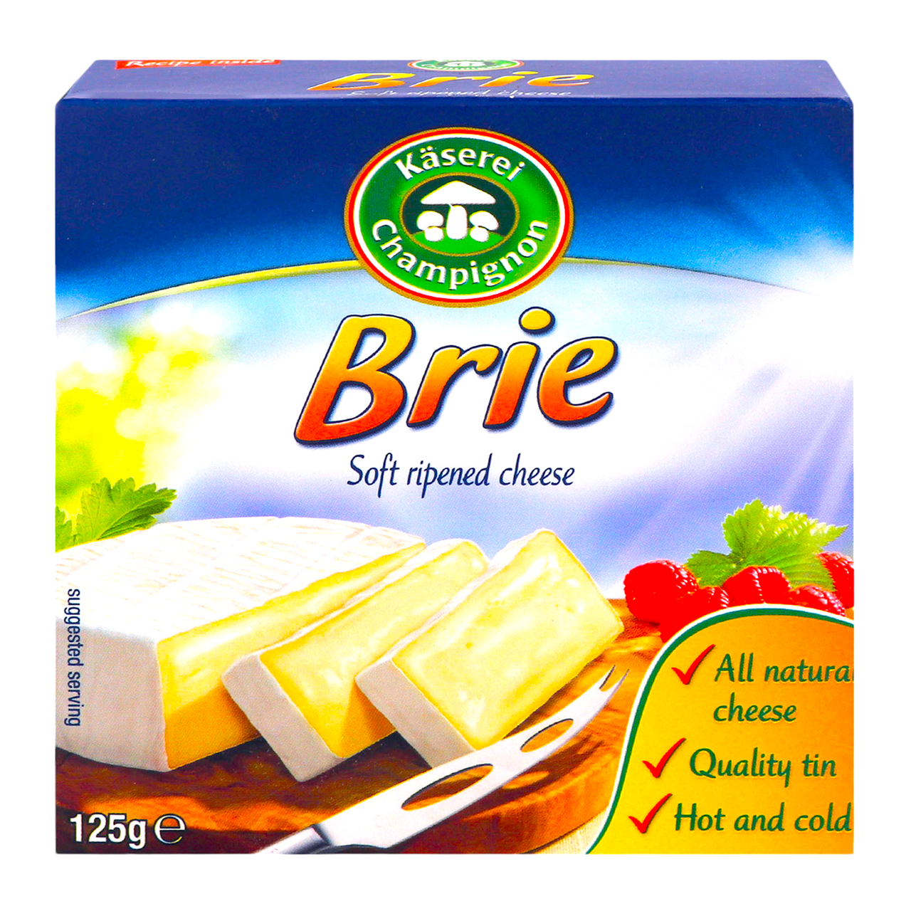 Kaserei champignon Сир Brie м`який 50% 125г
