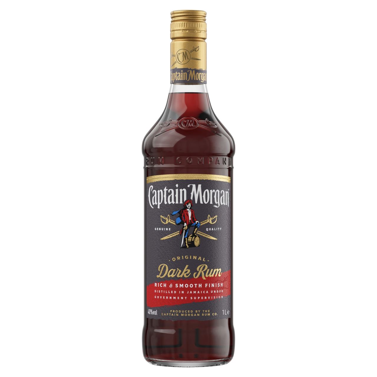 Captain Morgan Ром Dark 40% 1л