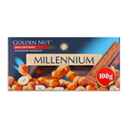 Шоколад Millennium Golden Nut молочний з лісов горіхами 100г