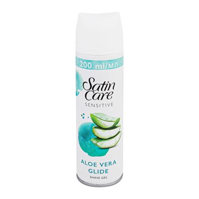 Gillette Satin Care Гель для гоління Sensitive Aloe Vera Glide 0,2л