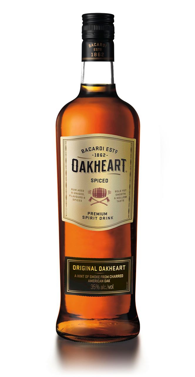 BACARDÍ OAKHEART Напій Original на основі рому 35% 0,5л