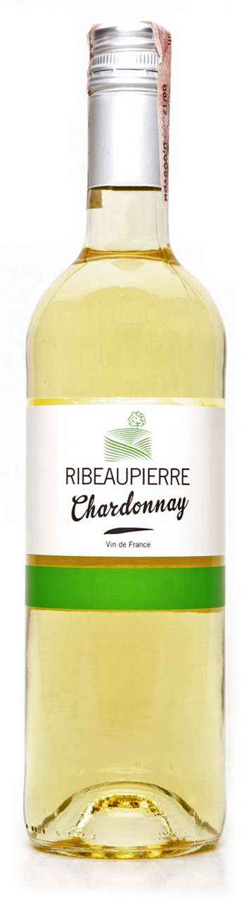 Ribeaupierre Вино Chardonnay біле сухе 12,5% 0,75л