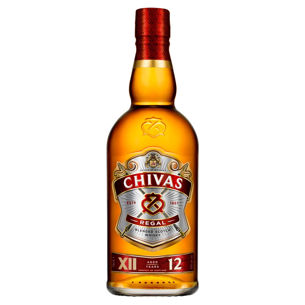 Chivas Regal Віскі 12YO шотландське купажоване 40% 0,7л