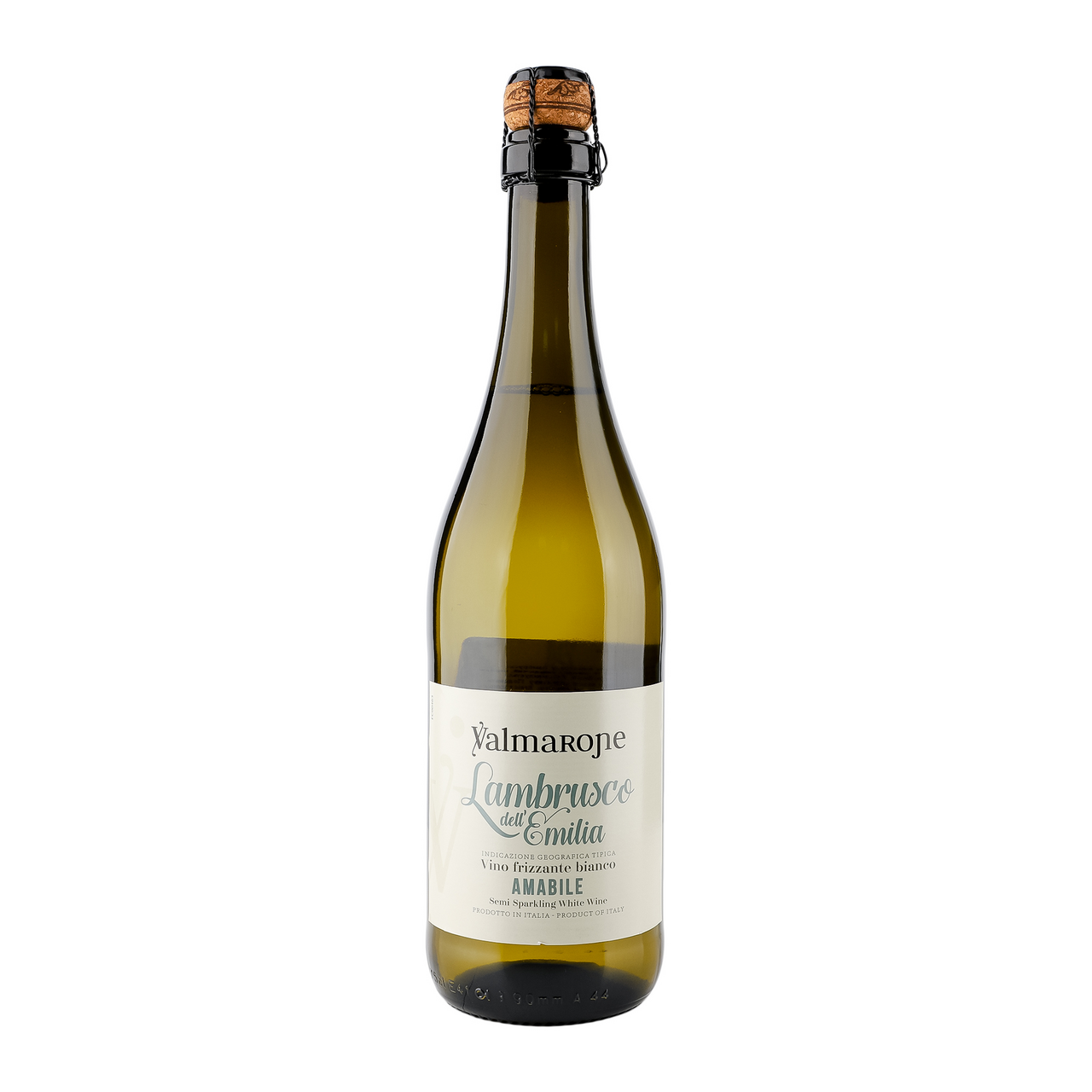 Valmarone Вино Lambrusco dell` Emilia біле напівсухе 8% 0,75л