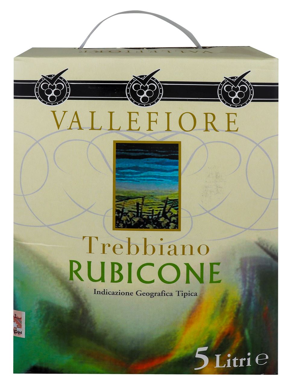 Vallefiore Вино Trebbiano Rubicone біле сухе 11% 5л