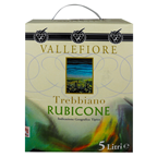 Вино Vallefiore Trebbiano Rubicone біле сухе 11% 5л