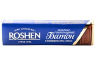 Батон Roshen молочно-шоколадний з начинкою крем-брюле 43г