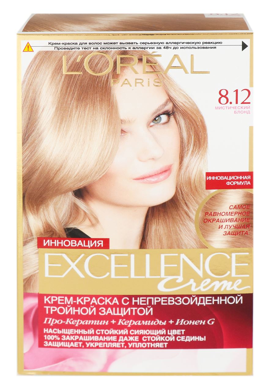Excellence Крем-фарба L`Oreal Paris Creme 8.12 1шт